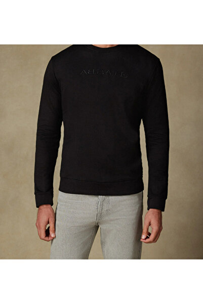 Abbate Спеціальний дизайн з вишивкою, бавовняний, високої якості, чорний світшот, спортивний одяг