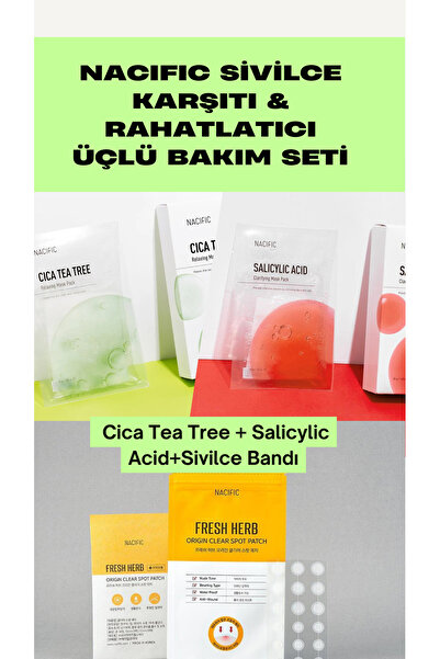Nacific Akne Karşıtı & Rahatlatıcı Üçlü Bakım Seti