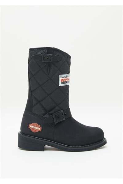 Harley Davidson Laconia 644 Kadın Siyah Nubuk Çizme