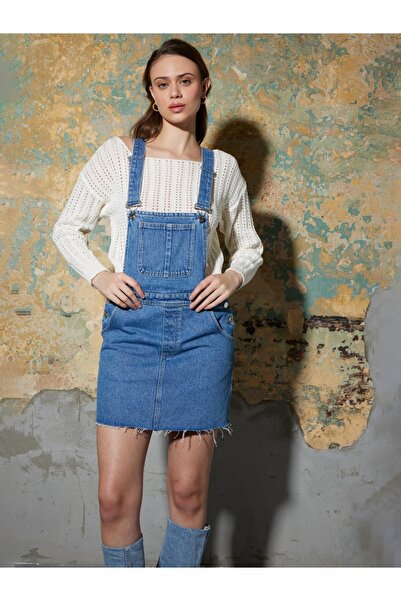 Loft Slim Fit Kadın Salopet