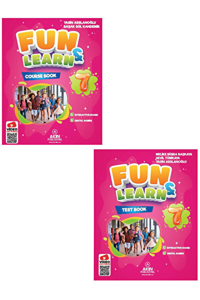 Akın Dil Eğitimi Akın Publishing Yayınları 7. Sınıf İngilizce Fun and Learn