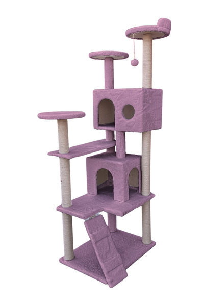 Nursoft Multi-Storey Scratching Pom-Pom Nest Cat Play House