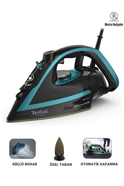 TEFAL 3000 Watt Premium Buharlı Ütü, Hızlı Isınma, Yüksek Buhar Gücü, Eko Modu, Akıllı Otomatik Kapanma
