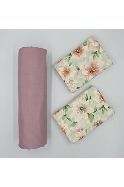 pınarhome collectıon New Season - 100% Organic Cotton, Soft Sand and Elastic Crossbody+Pillow Cover Corner Depth 28-30 cm