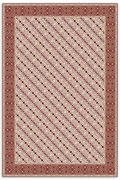 Pastel Home Ethnic Beige Chenille Carpet Rug Runner Non-Slip Washable Living ...