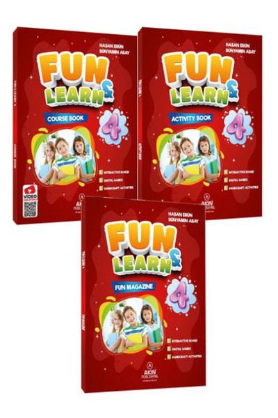 Akın Dil Eğitimi Akın Publishing Yayınları 4. Sınıf İngilizce Fun and Learn