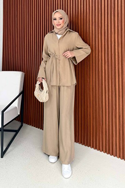 Melike Tatar Modal Shirt Suit 32-3706