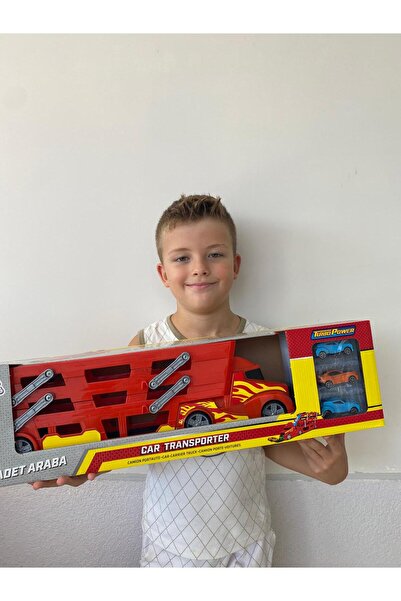 smilechild Toys 3 Katlı 3 Arabalı Tır Garaj Otopark Yarış Pisti Eğitici Oyun ...