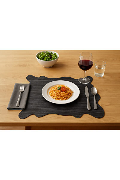 Germenicia Genuine Leather Shaped American Serving Tray – Special Design 1 Piece