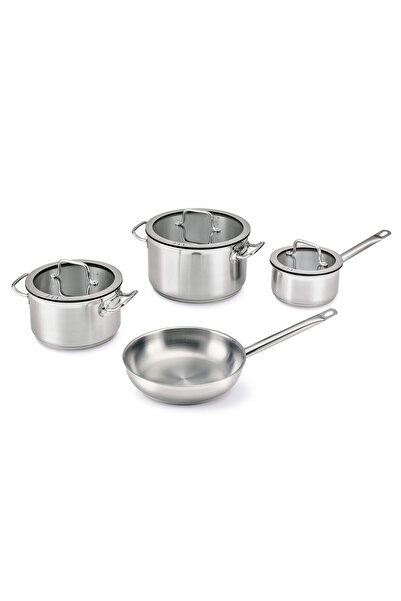 Berghoff Hotel downdraft 7 piece 18/10 stainless steel cookware set