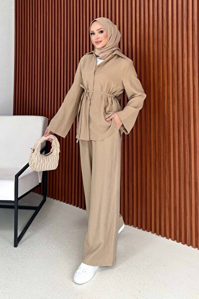 Melike Tatar Modal Shirt Suit 32-3706