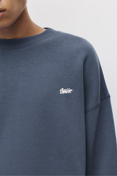 Pull & Bear STWD bisiklet yaka sweatshirt