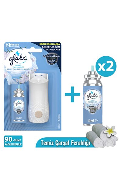 Glade Banyo Hava Tazeleyici Temiz Çarşaf Ferahlığı 90 Gün Etkili