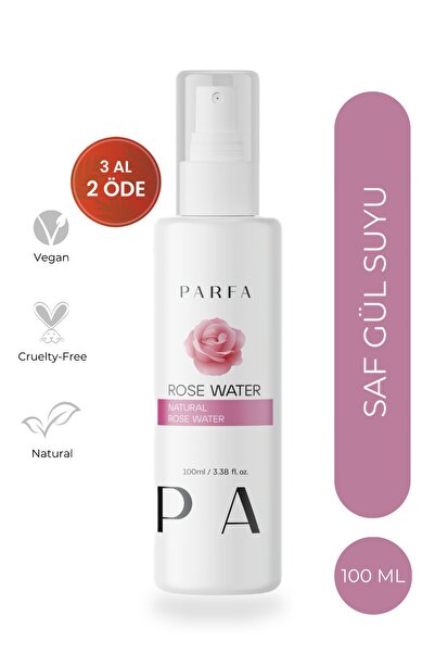 Parfa Saf Gül Suyu Gözenek Sıkılaştırıcı Aydınlatıcı Ve Arındırıcı Tonik %100...