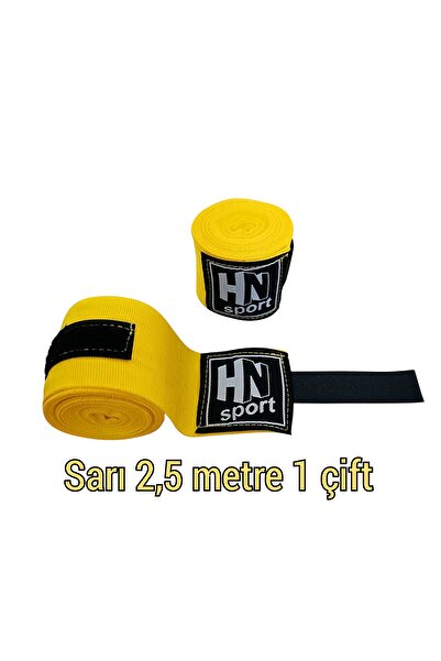 hn sport Boks Kick Boks Muay Thai Wushu Tüm Sporlar için Çocuk El Bandajı 2,5 m X 2 Adet Elastik Boks Bandajı
