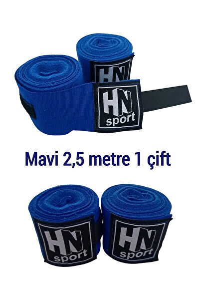 hn sport Boks Kick Boks Muay Thai Wushu Tüm Sporlar için Çocuk El Bandajı 2,5 m X 2 Adet Elastik Boks Bandajı