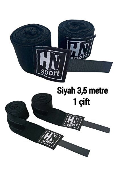 hn sport Boks Kick Boks Muay Thai Wushu Sanda Tüm Sporlar için El Bandajı 3,5 m X 2 Adet Elastik Boks Bandajı