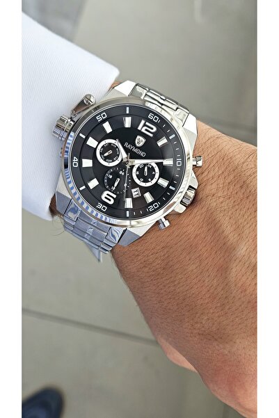 Raymond Rym-4702 Men's Sports Watch Ss-Bk