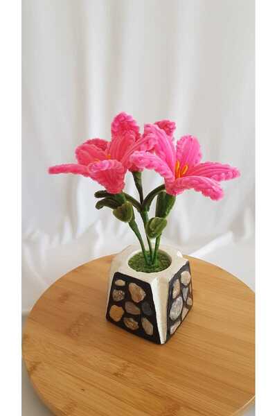 Badem Hediyecilik زهرة الزنبق أزرق بلون الكوبالت