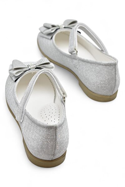 ISPARTALILAR 5952 Comfortable Sole Buckle Girl's Ballerina Shoes Wedding Evening Dress Engagement Shoes