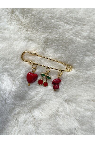 Poshy Atelier İskoç Yaka Broşu Zincir Çengelli İğne Ayakkabı Çanta Cüzdan Cha...