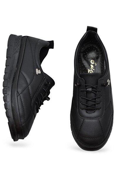 ISPARTALILAR 0249 Rahat Ortopedik Taban Günlük Kadın Ayakkabı Babet Kadın Mevsimlik Ayakkabı