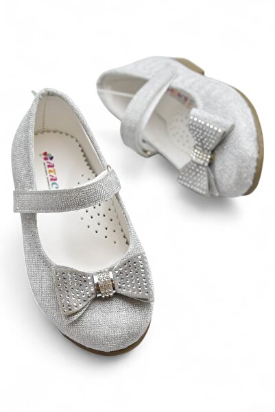 ISPARTALILAR 5951 Comfortable Sole Buckle Girl's Ballerina Shoes Wedding Evening Dress Engagement Home Ballerinas