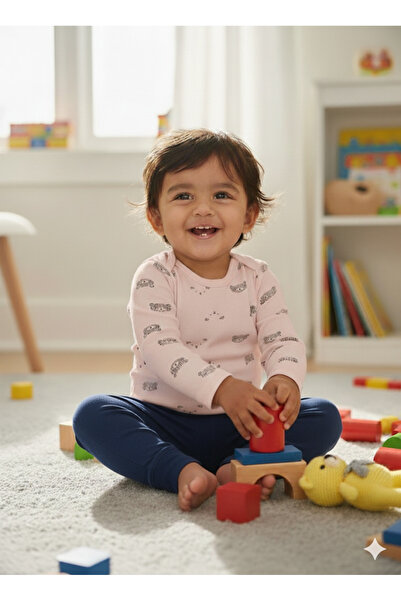 Şimo Butik ملابس داخلية للأطفال البنات والأولاد بأكمام طويلة مصنوعة من القطن ...
