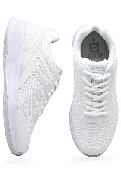 M.P. 1543 Tam Ortopedik Taban Günlük Unisex Spor Ayakkabı Siyah Beyaz Spor Ayakkabı