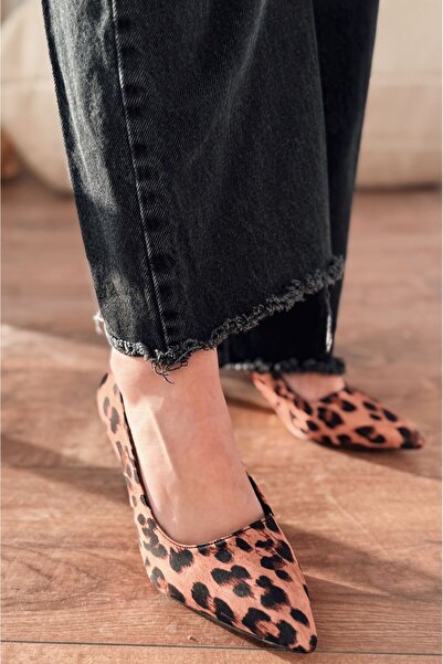 I Love Shoes Πορτοκαλί στιλέτο με σχέδιο Luntra Satin Leo