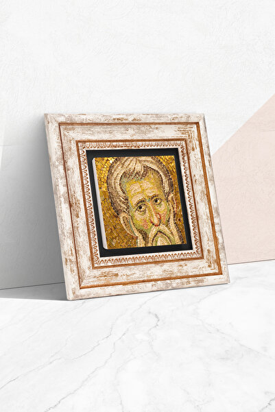 Pinecone Mozaik serija uokvirene kamene zidne slike - Dekorativna moderna ume...