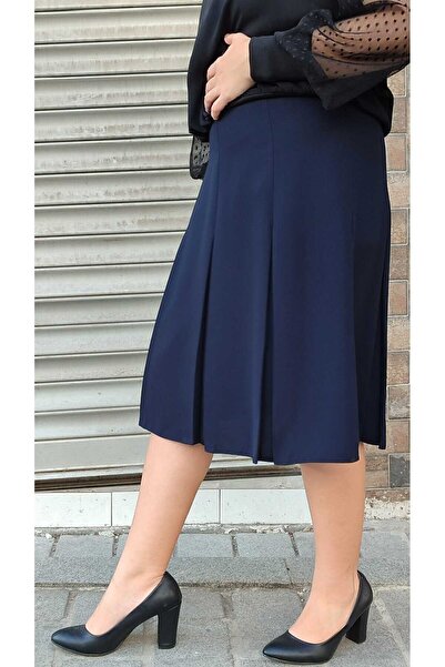 Butik Fusta evazată scurtă, cu căptușeală, din țesătură Portorico