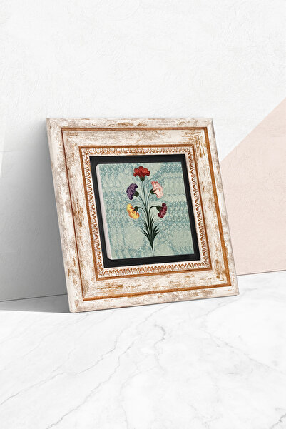 Pinecone Umeće mramorisanja, uokvirena zidna slika od kamena – Dekorativna mo...