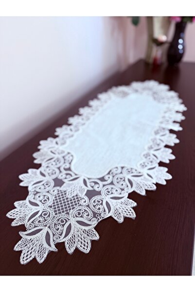 Valora Concept سجادة طويلة من الكتان بنمط زهرة التوليب والجاردينيا بتصميم فرنسي