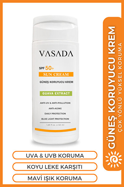 Güneş Kremi Yüksek Koruma Spf 50 Guava 50 ml