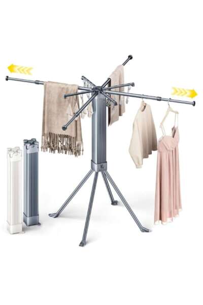 KASEVY Folding Extendable Clothes Dryer KASEVY® Rubik with 16 Clips