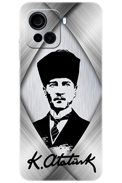 CASPER Via F30 Uyumlu Kılıf Desen Baskılı Silikon Atatürk Tasarım STK:402 CP-8K5ng6P