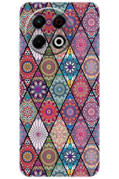 TECNO Spark 30 Pro (KL7) Uyumlu Kılıf Desen Baskılı Silikon Kilim Tasarım STK...