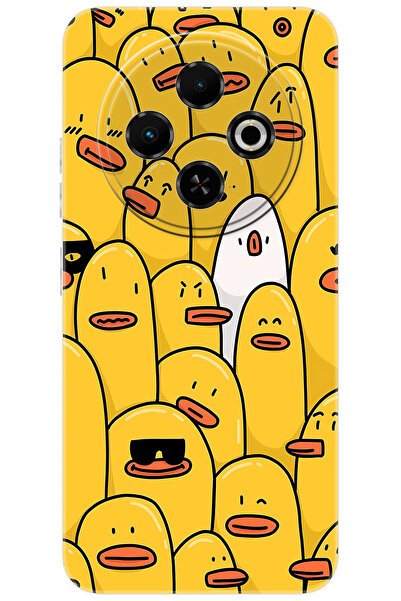 TECNO Spark 30C (KL5/KL5n) Uyumlu Kılıf Desen Baskılı Silikon Cool Ördek STK:...