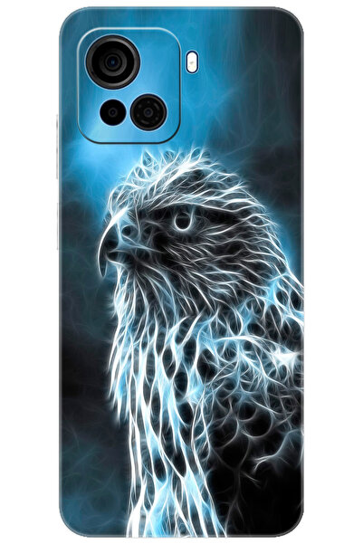 CASPER Via F30 Uyumlu Kılıf Desen Baskılı Silikon Şahin STK:196 CP-IMb7Px4