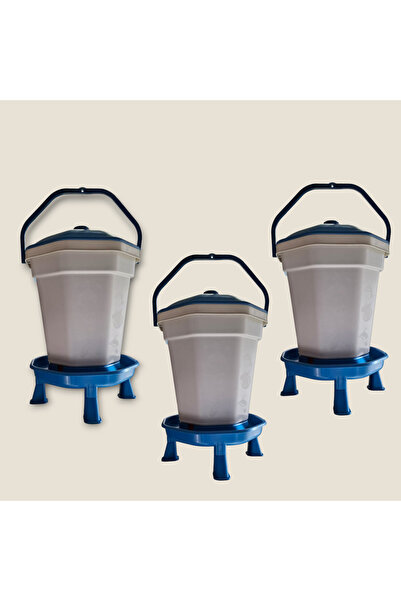 MALATYAYEM 3 Adet Şamandralı Tavuk Suluk - 18 Lt Otomatik Tavuk Suluk