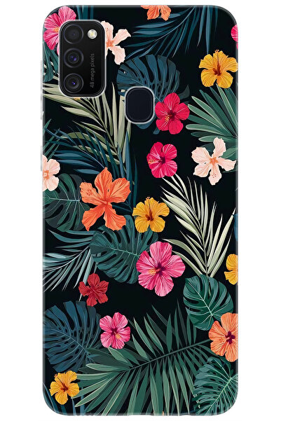Ceppare Galaxy M21 / M30s Uyumlu Kılıf Desen Baskılı Silikon Çiçekler Stk:632...