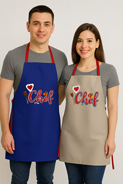 AYSHOME Ays Home Chef Kitchen 2-Piece Kitchen Apron Set