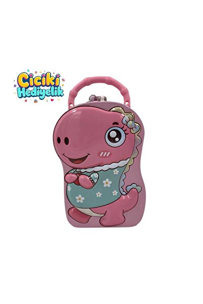 ciciki hediyelik حصالة على شكل غزال لطيف، صندوق نقود تذكاري مع قفل ومفتاح