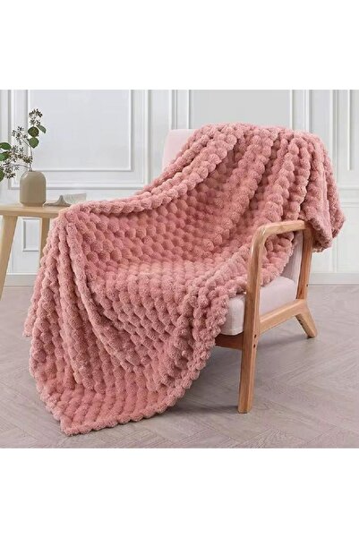 DECORA CASA HOME COLLECTİON Pătură de pluș pentru scaun Husă de scaun pufoasă, cu două fețe, de pluș de iepure, pătură de televizor, 150x100 cm