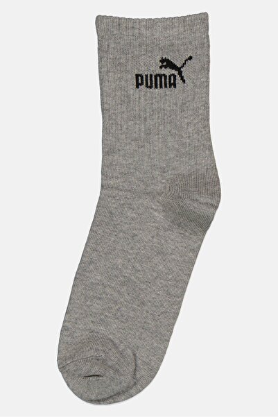 Puma Men 1 Pair Sport Short Socks, Drizzle Melange
