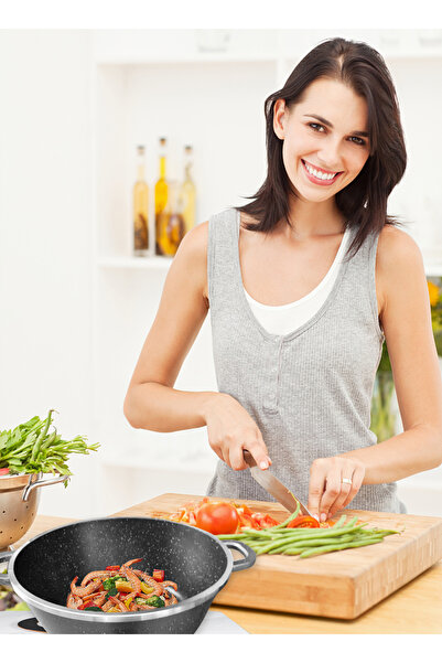 sharpdo 10 Piece Cookware Set Aluminum Pots And Pans With Tempered Glass Lids Kitchen Tools