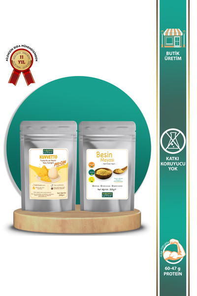 Makarna Lütfen Avantajlı Besin Mayası ve Yumurta Peynir Tozu Karışımı (Protei...
