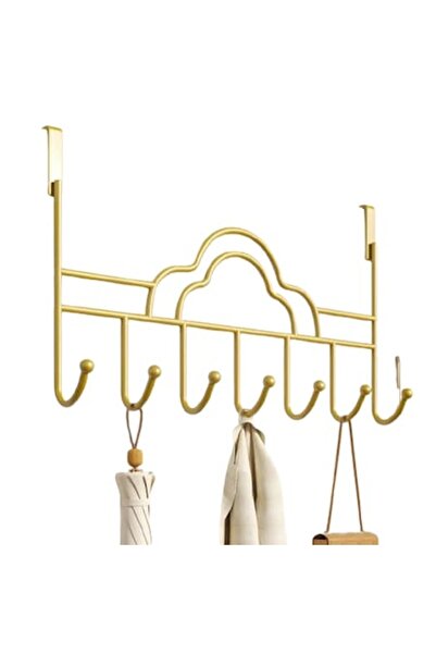 QGC Over-the-door hanger with 7 hooks, 41.5x20cm, light golden clouds, 0161