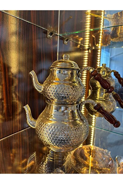 MAAB STORE Bakır çaydanlık gümüş renk